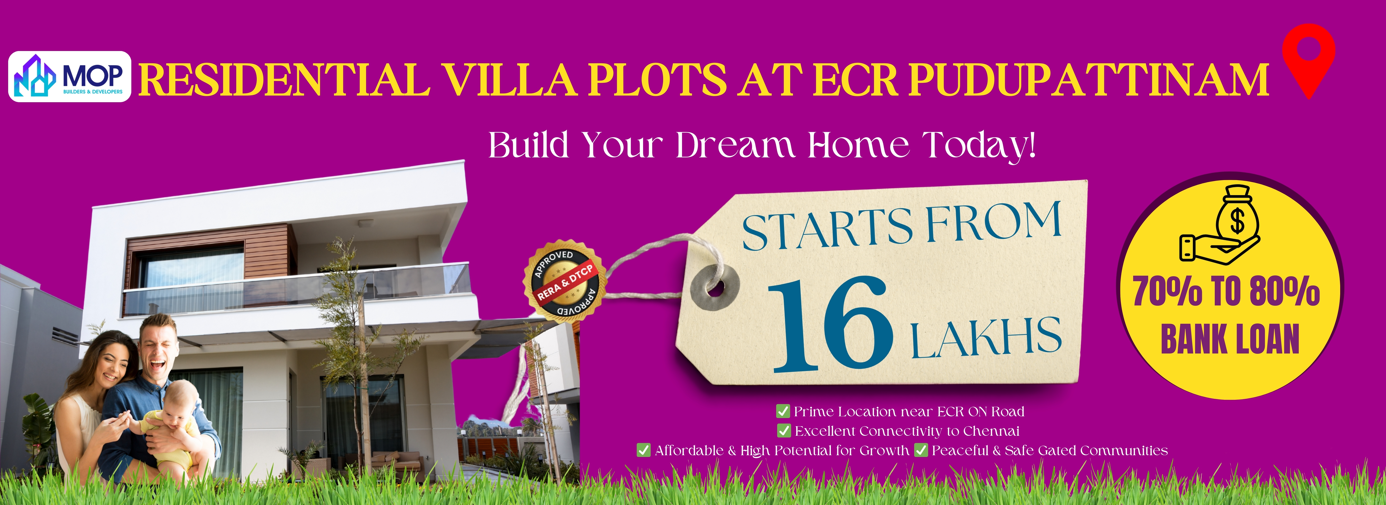 gated community plots in ecr